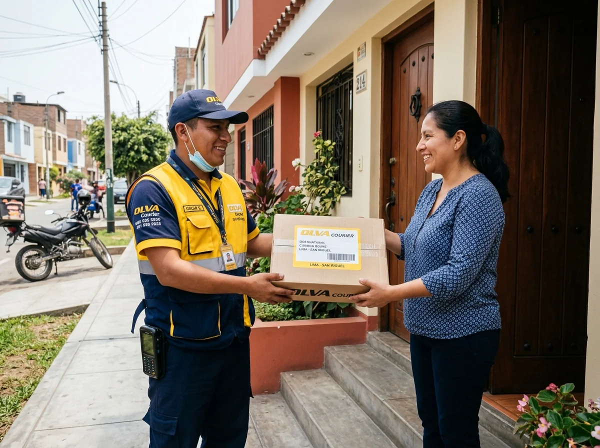 Entrega segura de paquete médico Audivox a domicilio en Perú